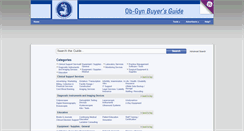 Desktop Screenshot of obgynbuyersguide.com